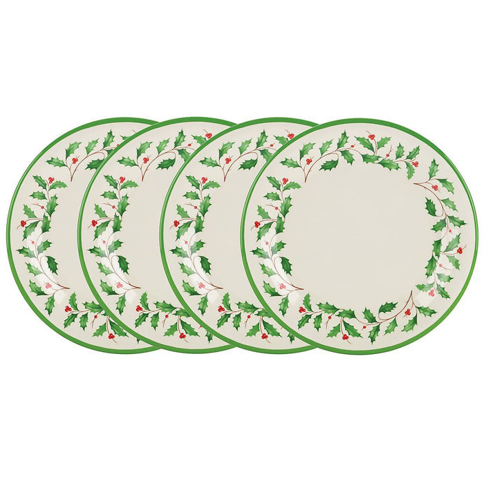 Holiday™ 4-piece Melamine Dinner Plate Set