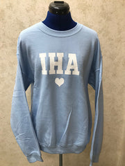 IHA Crew Heart Sweatshirt (comes in multiple colors)