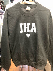 IHA Crew Heart Sweatshirt (comes in multiple colors)