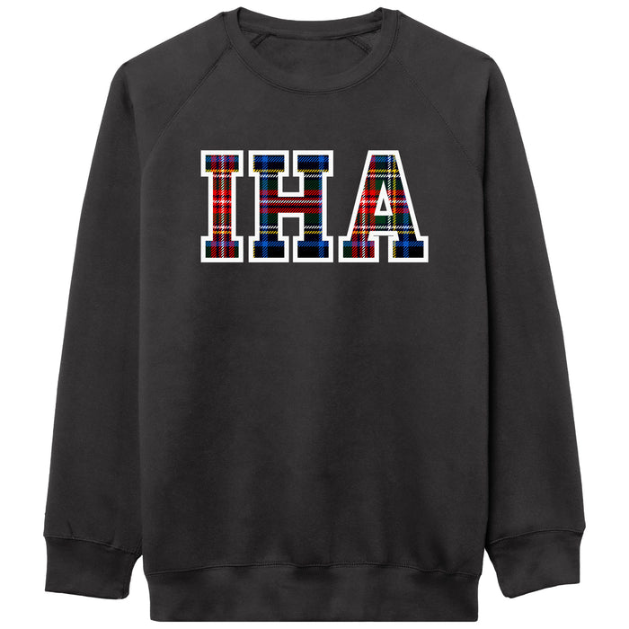 IHA Plaid Crew Sweatshirt