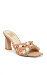 Dolce Vita Tylah Heel ~ Toffee Beaded Raffia