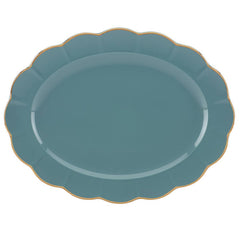 Marchesa Shades of Teal™ 16" Oval Platter