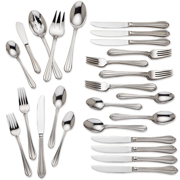 Melon Bud Frosted™ 45-piece Flatware Set