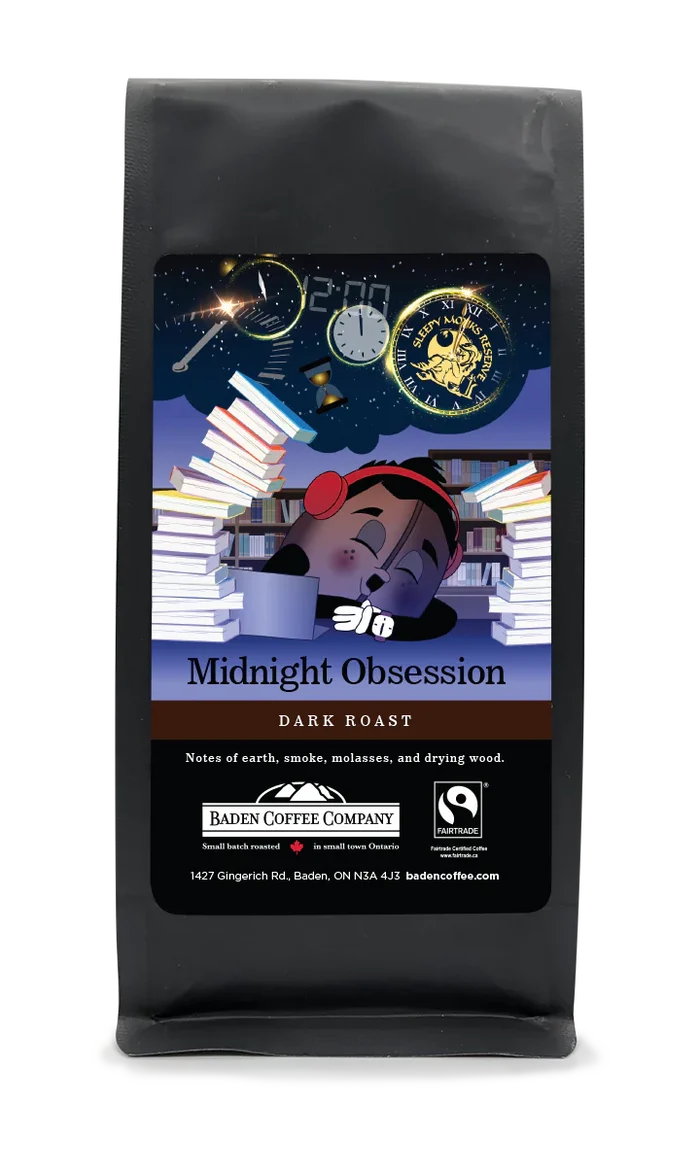 Midnight Obsession, Dark Roast 1lb ground Coffee