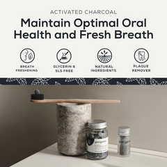 Natural Toothpaste Tablets - Activated Charcoal