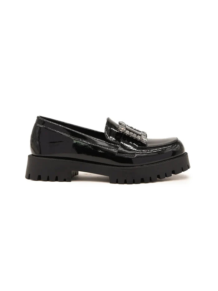 MOCASIN AZAREY NEGRO CHAROL
