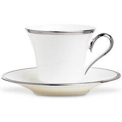 Solitaire White® Cup and Saucer