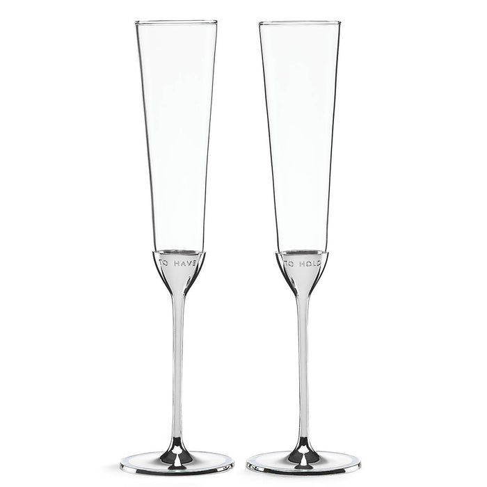 Take The Cake™ 2-piece Champagne Flute Set