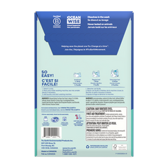 TruEarth Laundry Detergent Fragrance-Free Back of Package || 32 Strips