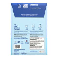 TruEarth Laundry Detergent Fresh-Linen Back of Package || 64 Strips