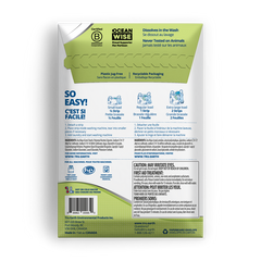 TruEarth Platinum Laundry Detergent Fragrance-Free Back of Package || 32 Strips