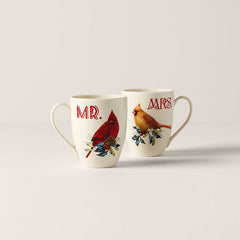 Winter Greeting® 2-piece Mr & Mrs Mug Set
