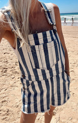 Georgia Overalls ~ Sonoma Stripe