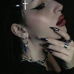 CRYSTAL PRISMATIC EARRINGS