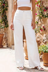 Hazel Blues® |  Solid Color Loose Casual Jeans