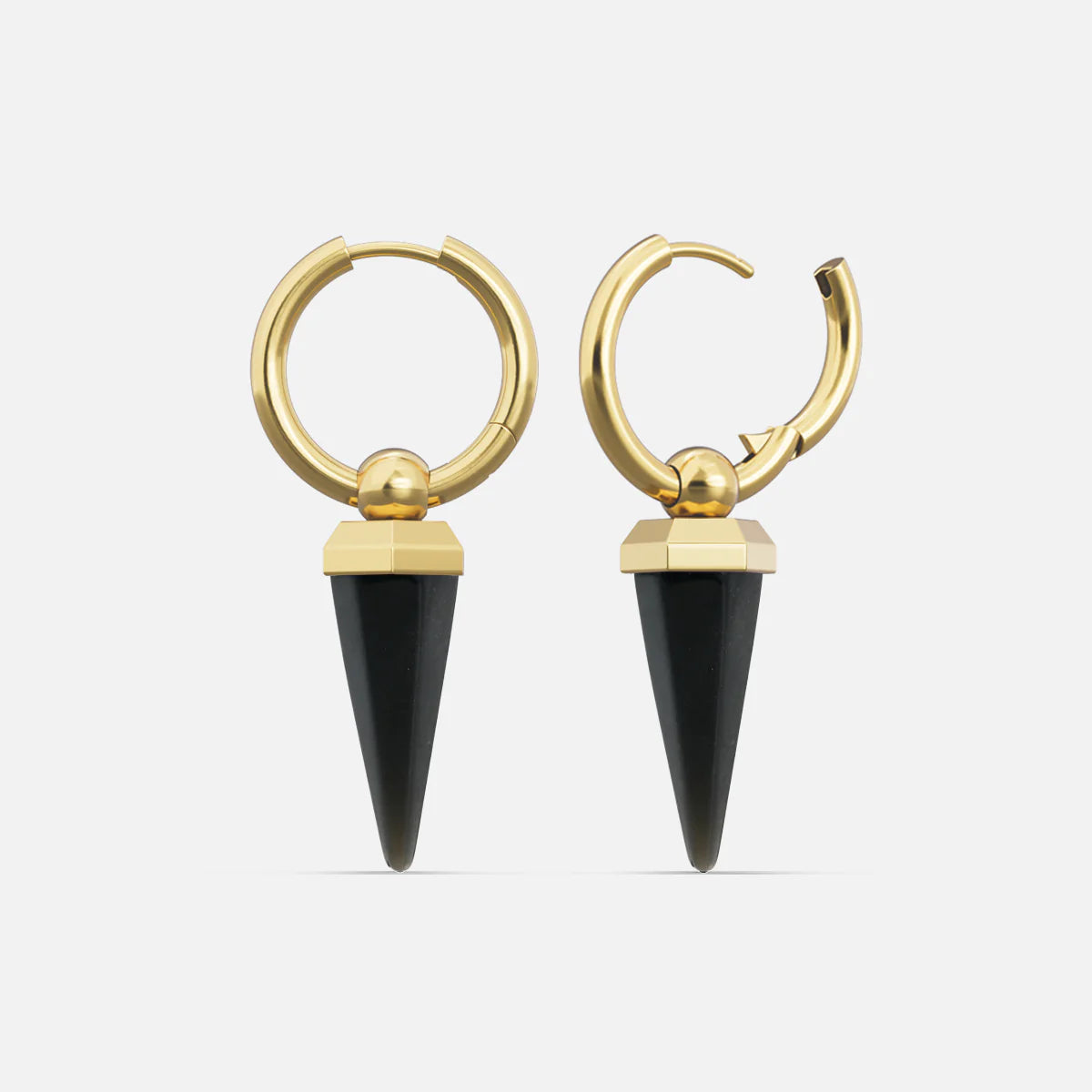 CRYSTAL PRISMATIC EARRINGS