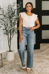 Hazel Blues® |  Ciera High Waist Rigid Magic Wihelmina Baggy