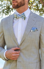 Josh Bow Tie ~ Cottage Floral Blue