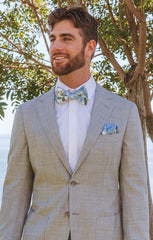 Josh Bow Tie ~ Cottage Floral Blue