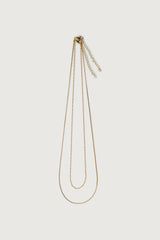 MINIMAL LAYERED CHAIN NECKLACE