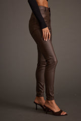 Nixon Mocha Coated Pants