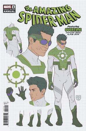 AMAZING SPIDER-MAN ANNUAL #1 R.B. SILVA DESIGN VARIANT [IW][1:10] *(DH J1)* *(DH H4)*