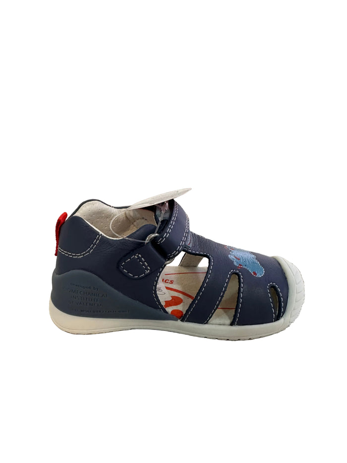 BIOMECANICS SANDALIA CERRADA AZUL 262126-A556