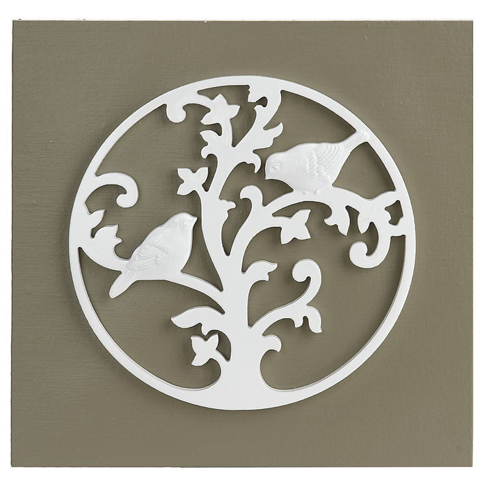 Bird and Tree Wall Plaque