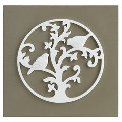Bird and Tree Wall Plaque