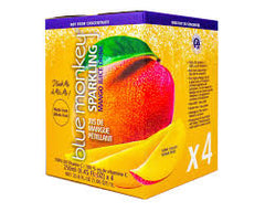 Blue Monkey, Sparkling Mango Juice 4pk