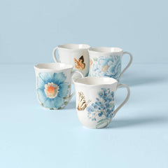 Butterfly Meadow Blue® 4-piece Mug Set