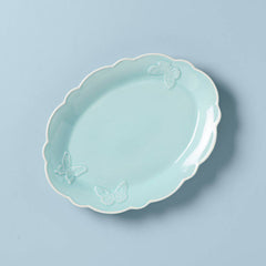 Butterfly Meadow Carved Blue® 16"Oval Platter