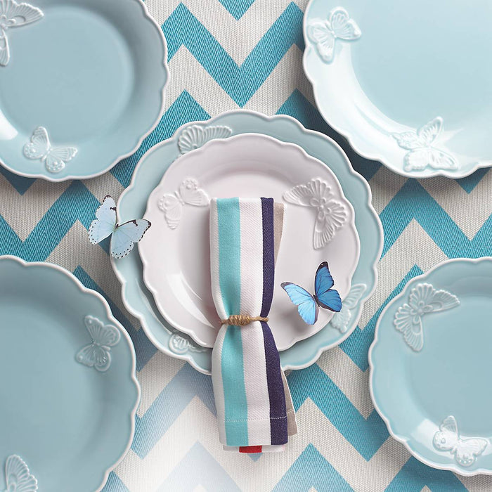 Butterfly Meadow Carved Blue® 4pc Place Set