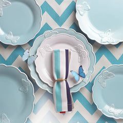 Butterfly Meadow Carved Blue® 4pc Place Set