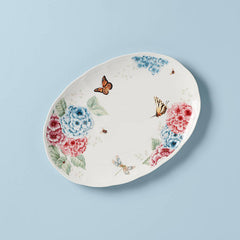Butterfly Meadow Hydrangea® 16" Oval Platter