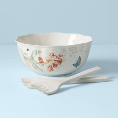 Butterfly Meadow Salad Bowl & Servers