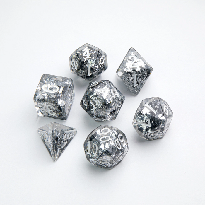 CANDY-LIKE SERIES - BLACKBERRY - RPG DICE SET (7PCS)