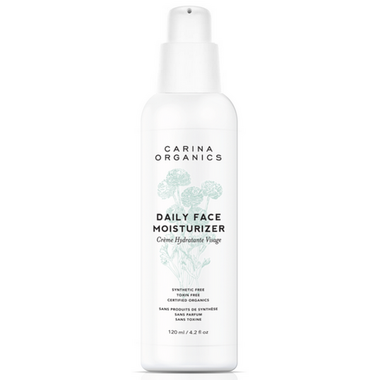 Carina Organics, Daily Face Moisturizer - unscented 120ml