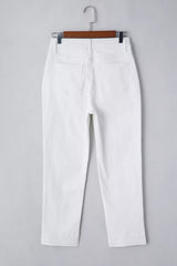 Hazel Blues® |  High-Waisted Straight Leg Jeans