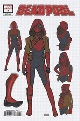 DEADPOOL #7 TAURIN CLARKE DESIGN VARIANT[1:25] *RELEASE DATE: 10/2/24* (DH D4)
