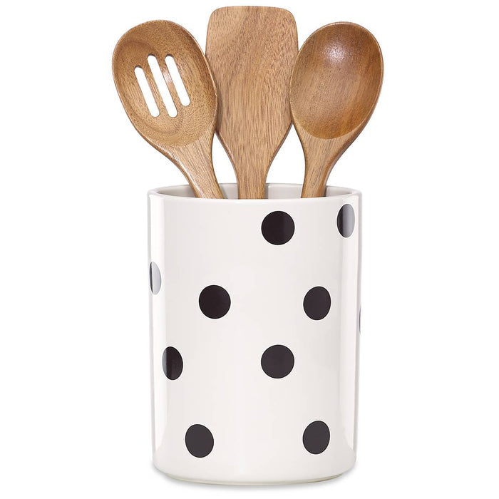 Deco Dot™ 4-piece Utensil Holder Set