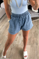 Hazel Blues® |  Denim Darling Denim Shorts | Denim Shorts