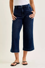 Hazel Blues® |  Judy Blue High Waist Ankle Wide Jeans