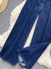 Hazel Blues® |  High Waist Wide Leg Jeans