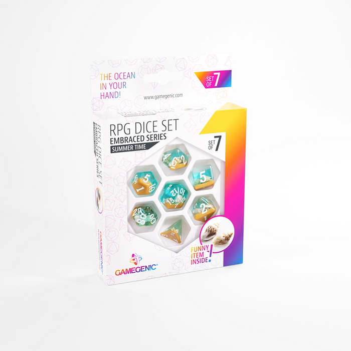 EMBRACED SERIES - SUMMER TIME - RPG DICE SET (7PCS)