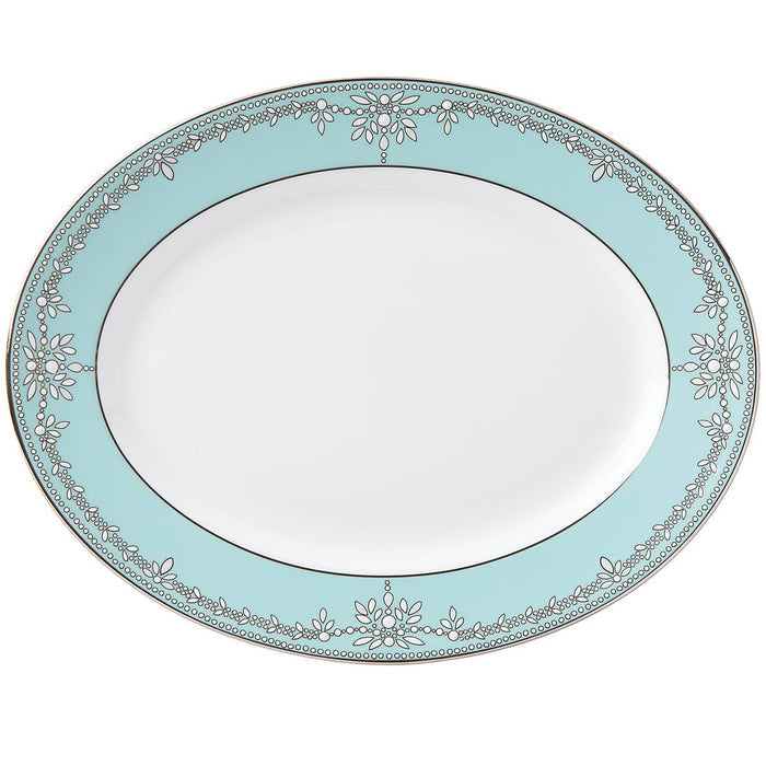 Empire Pearl Turquoise™ 13" Oval Platter