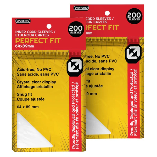 EVORETRO - 200 Perfect Fit Standard Sleeves
