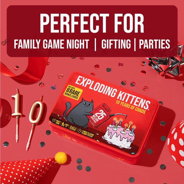 EXPLODING KITTENS 10-YEAR ANNIVERSARY EDITION EN