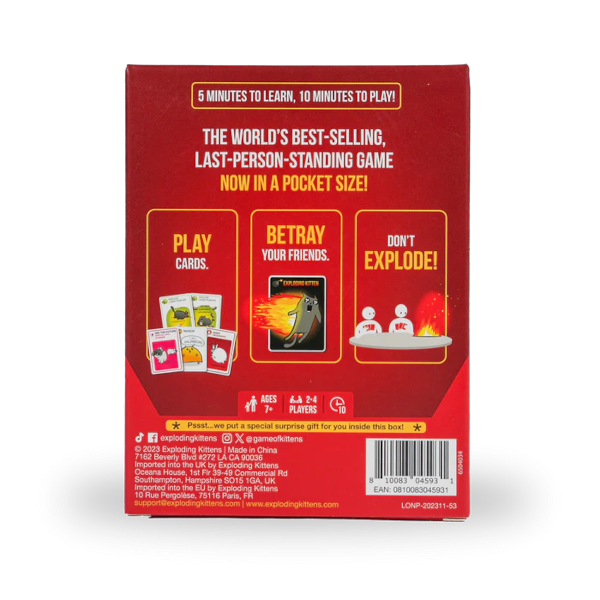 EXPLODING KITTENS GRAB & GAME EDITION