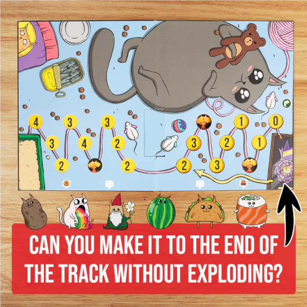 EXPLODING KITTENS THE BOARD GAME (PREMIUM) EN